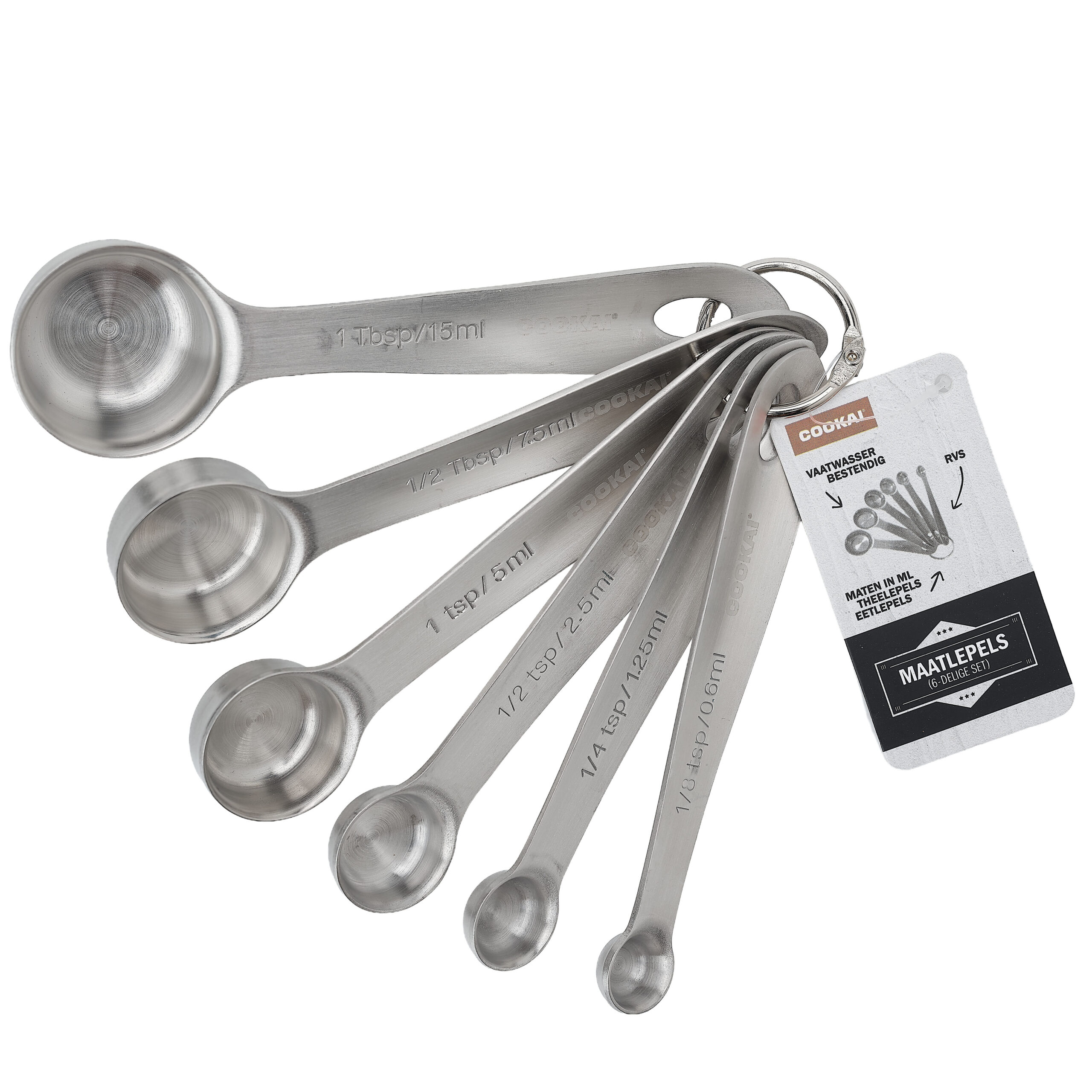 Maatlepels 6delig, Cookai