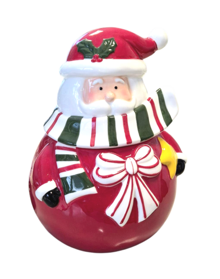 "Kerstman" koekjespot kerst